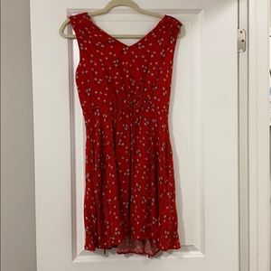 *it has pockets* little red sundress, so cute